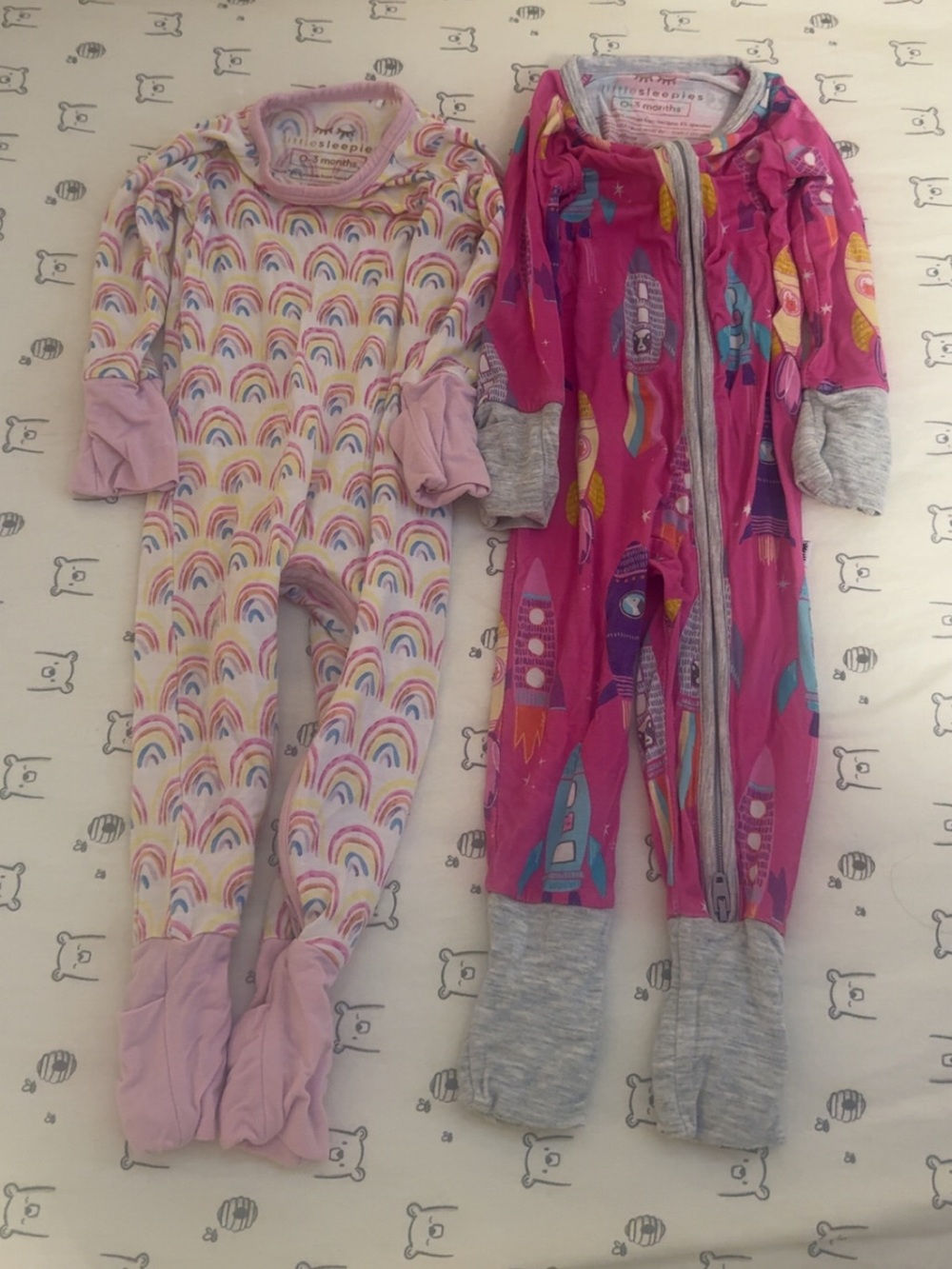 Set of 2 Little Sleepies Sleepers